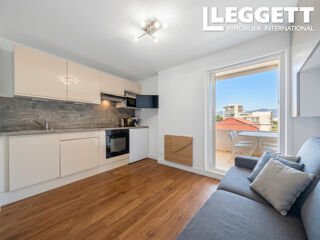 Vente Appartement Studio dernier étage à Cagnes-sur-Mer | Promenade de la Plage | Grande terrasse  avec vue mer | Clé en main Cagnes-sur-mer