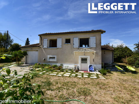   Maison de trois chambres avec piscine, grand terrain constructible offrant calme et vues bucoliques (Dordogne) Maison - 6 pice(s) - 100 m