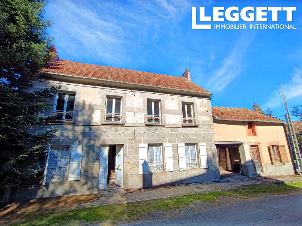 Charmante propriété à rénover en bord de rivière, terrain de 744 m² en périphérie d'un agréable village