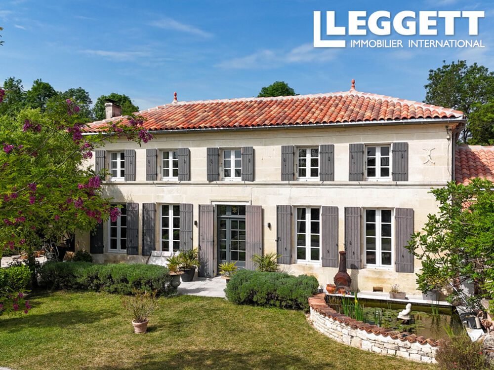 Vente Maison Maison avec 2 gîtes indépendants & piscine. Excellent état - fort potentiel de revenus locatifs. Proche Cognac Mons