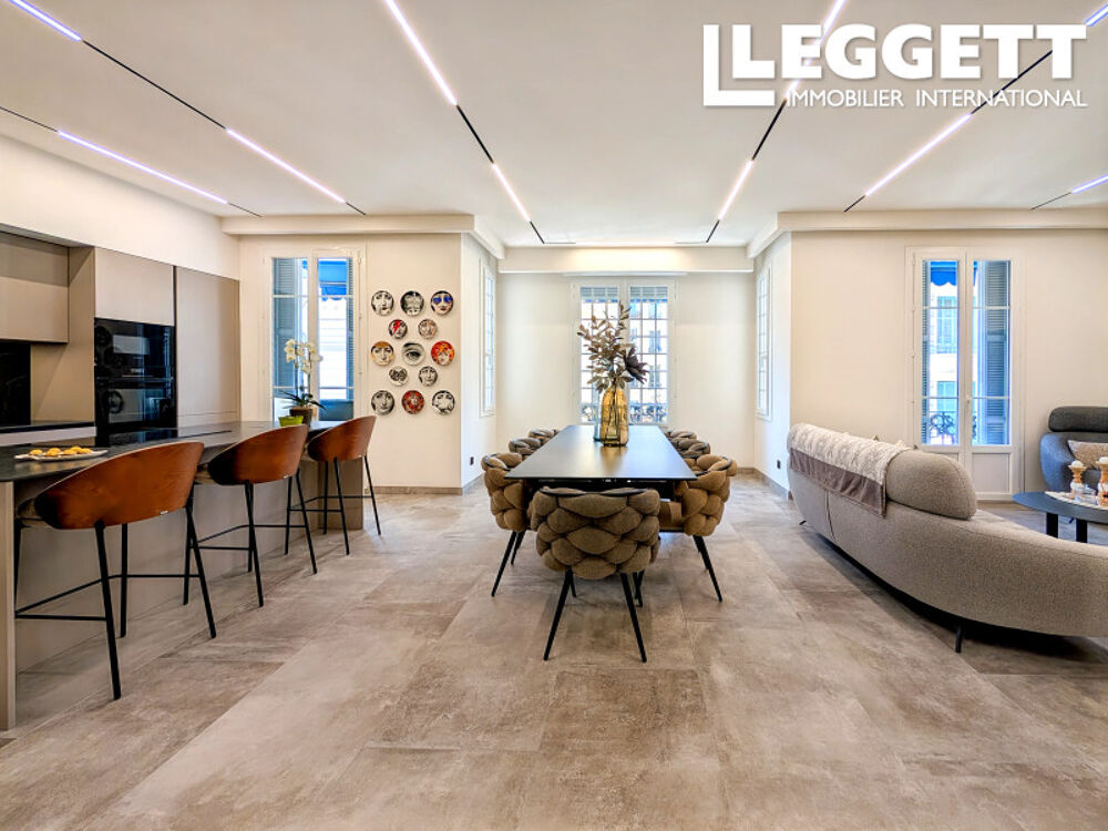 Vente Appartement Nice Musiciens/Victor Hugo | Luxueux 3/4P de 123m² Rénové en 2024 | Ascenseur, 3m de Plafond et Étage Élevé Nice