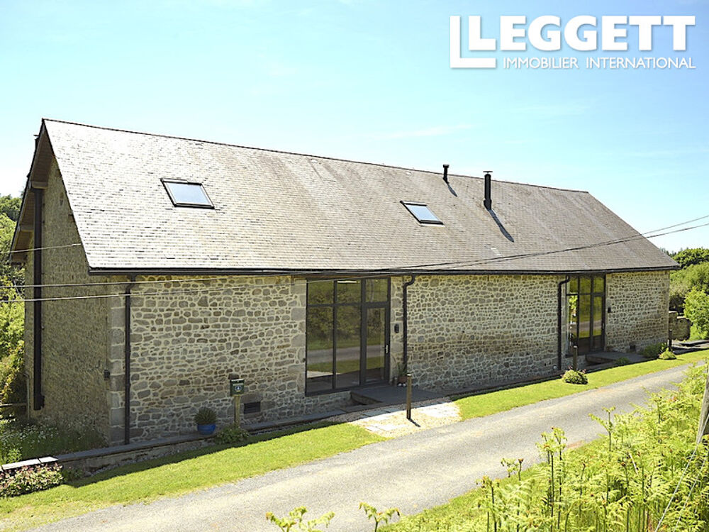 Vente Maison Superbe grange rénovée avec une belle cuisine, 15 ha, double vitrage, chauffage au sol (bois). Clef à main! Saint-hilaire-les-courbes