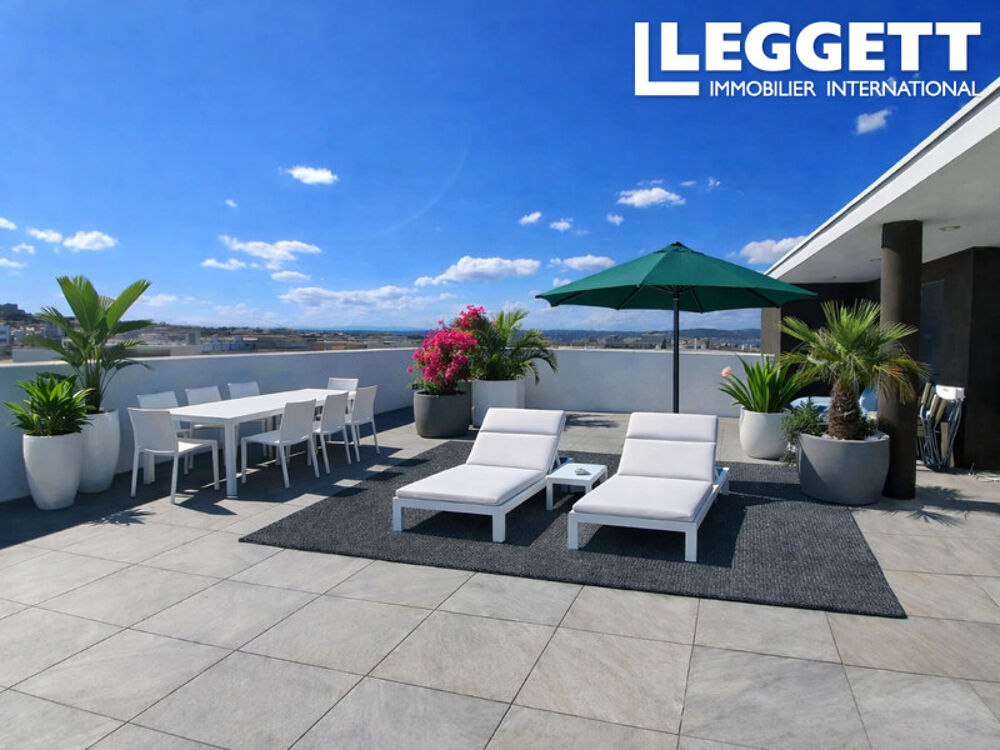 Vente Appartement Appartement tout confort avec parking, terrasse et rooftop  dans quartier prisé de Sète SÈte