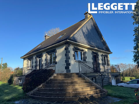   Une proprit de deux chambres avec potentiel d'agrandissement, prs de Rostrenen et Carhaix Maison - 3 pice(s) - 81 m