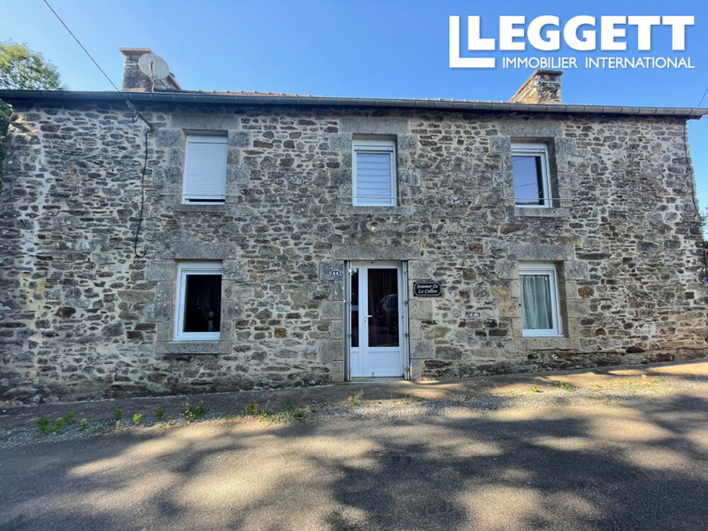 Propriété indépendante en pierre dans une belle campagne près de Plemet (22) avec superbe terrasse