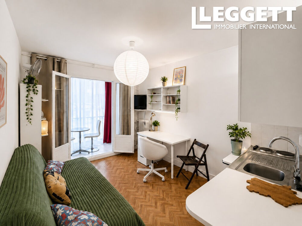 Vente Appartement Charmant Studio avec Loggia - 19m² Paris 20e | Métro Jourdain Ligne 11 - 400m | 4? étage + ascenseur | Calme Paris 20