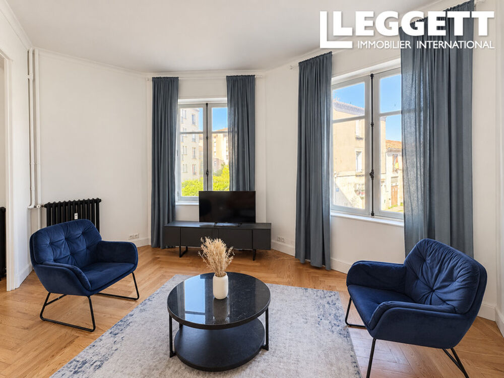 Appartement T3 de caractère vendu meublé avec cave, proche de la Bastide de Carcassonne