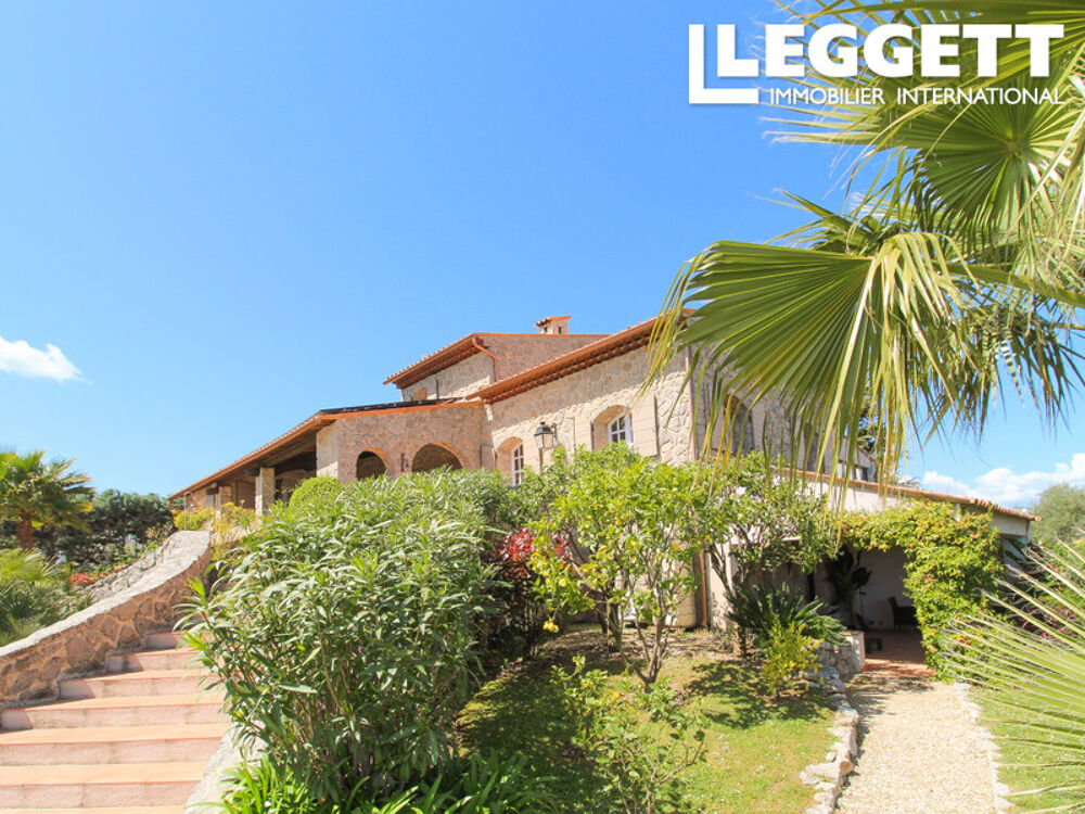 Vente Maison Magnifique villa familiale de 6 chambres, belle piscine et pool house, vues panoramiques à couper le souffle Peymeinade