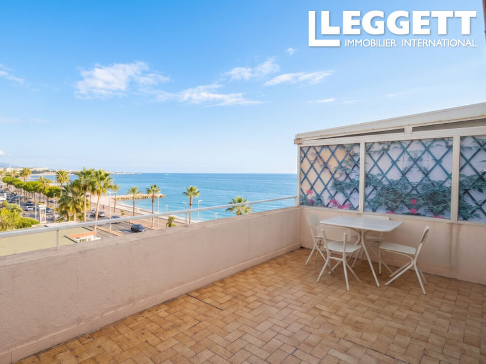 Vente Appartement Studio dernier étage à Cagnes-sur-Mer | Promenade de la Plage | Grande terrasse  avec vue mer | Clé en main Cagnes-sur-mer