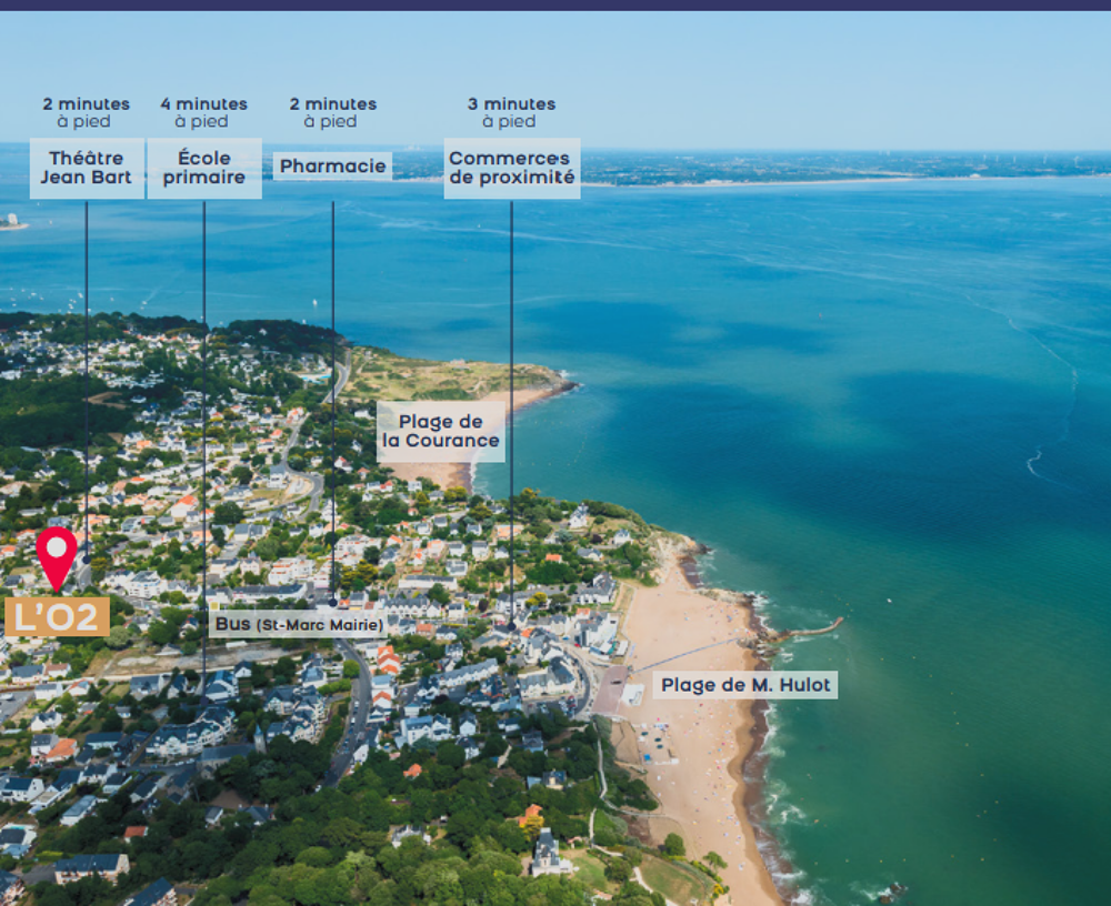 Vente Appartement Un T2 avec terrasse, St Marc sur Mer Saint-nazaire