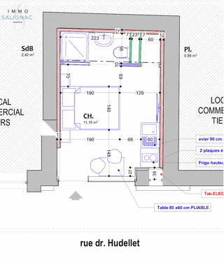  Appartement à vendre 1 pièce 16 m²