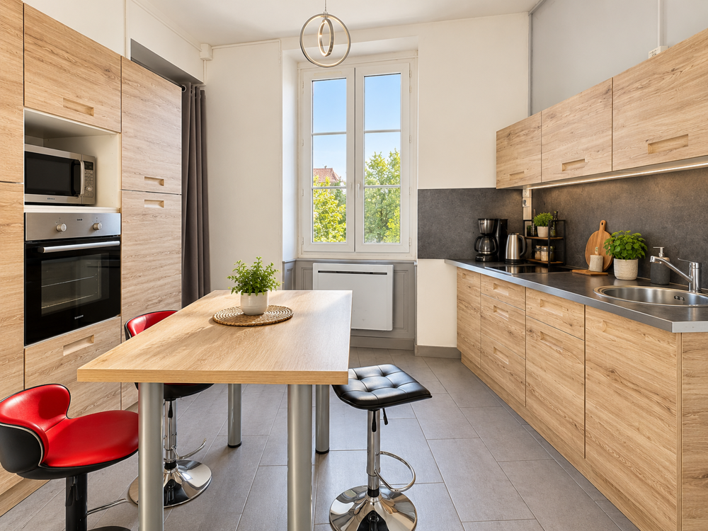 Location Appartement T2 meublé équipé, Bourg Centre Bourg-en-bresse