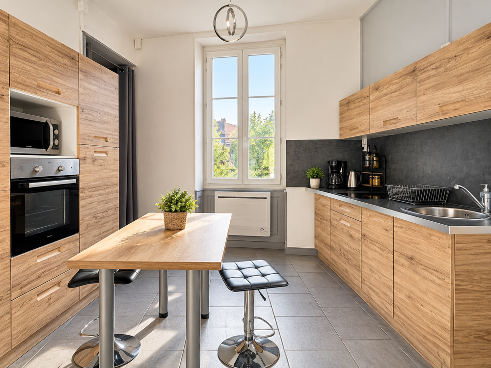 Location Appartement T2 meublé équipé, Bourg Centre Bourg-en-bresse