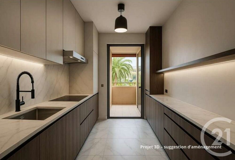 vente Appartement - 2 pièce(s) - 49 m² Nice (06200)