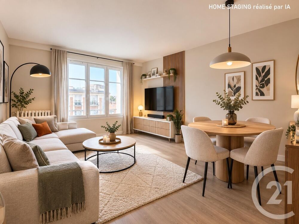 vente Appartement - 2 pièce(s) - 54 m² Colombes (92700)