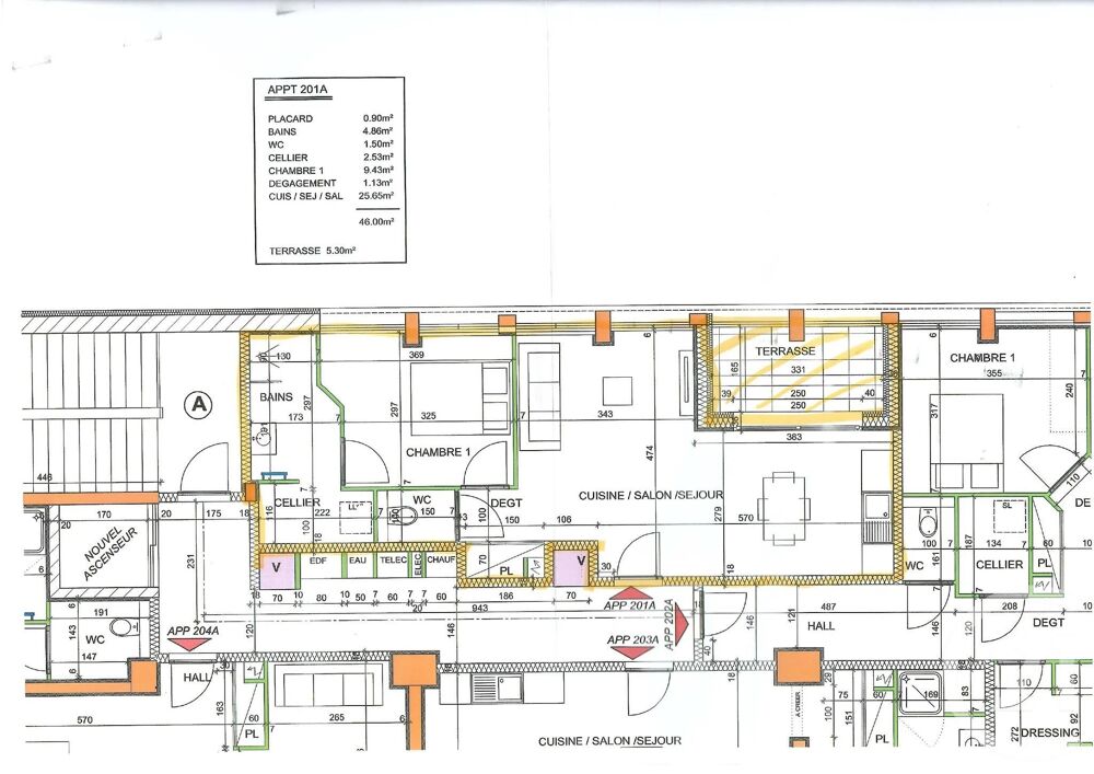 location Appartement - 2 pièce(s) - 46 m² Montbéliard (25200)