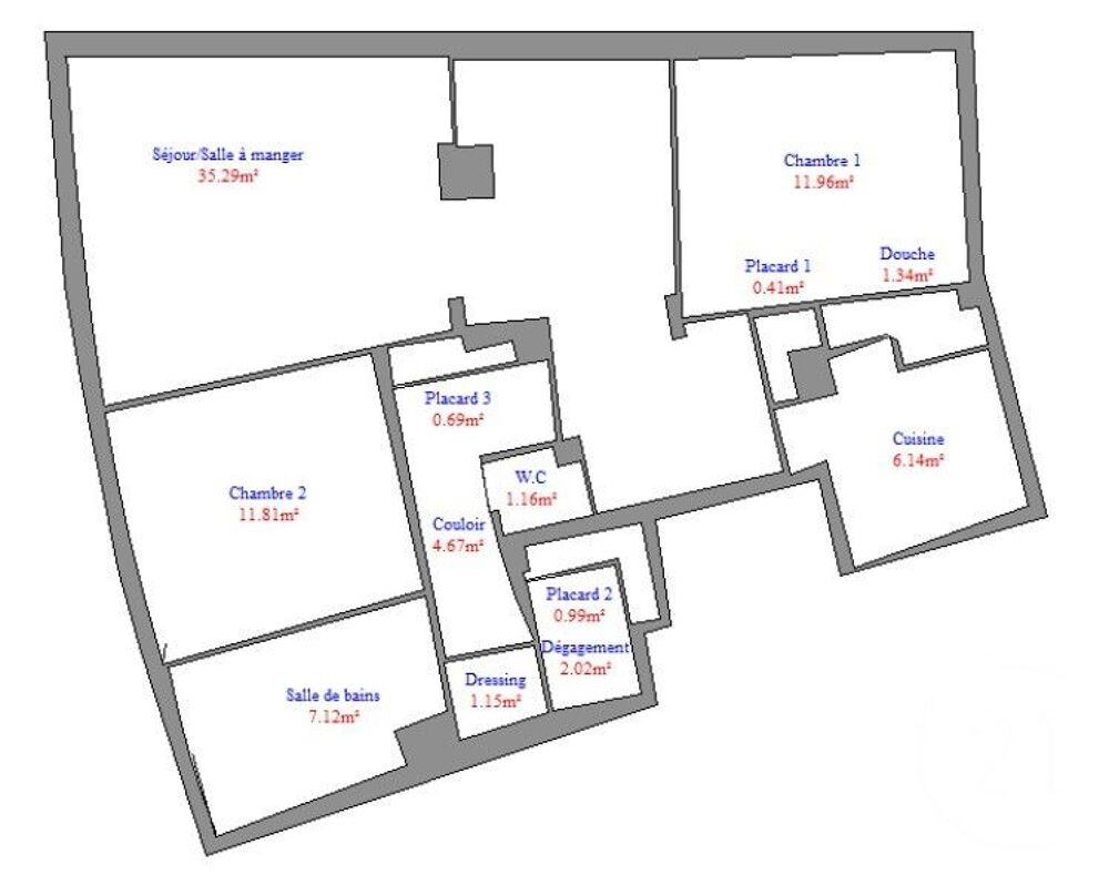 vente Appartement - 3 pièce(s) - 85 m² Antibes (06600)