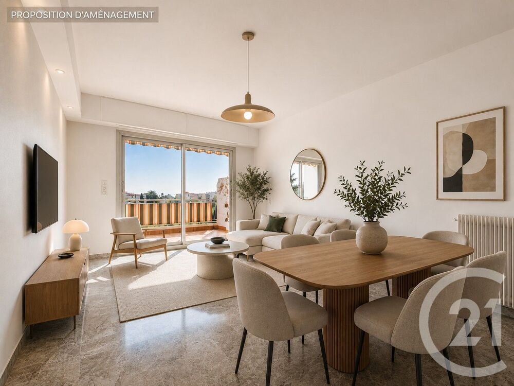 vente Appartement - 3 pièce(s) - 62 m² Antibes (06600)