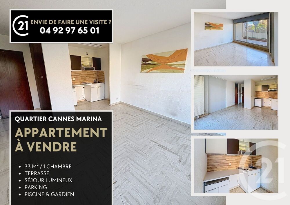 vente Appartement - 2 pièce(s) - 32 m² Mandelieu-la-Napoule (06210)