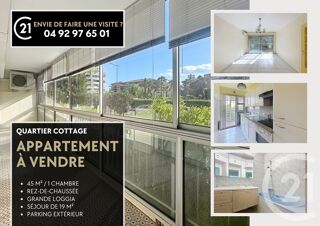  Appartement à vendre 2 pièces 45 m²