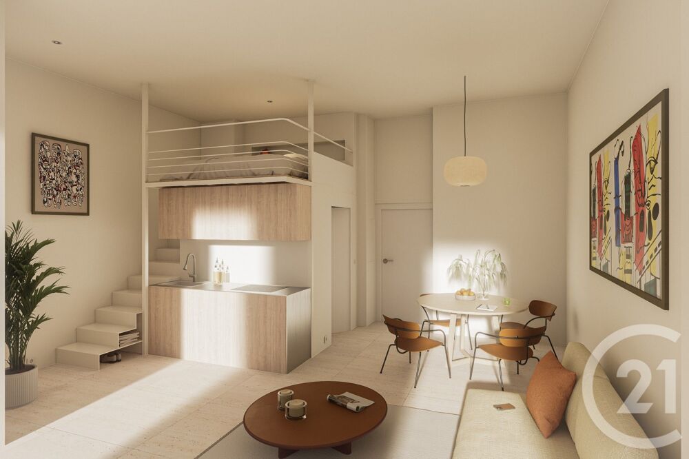 vente Appartement - 1 pièce(s) - 19 m² Nice (06000)