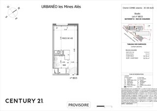  Appartement � vendre 1 pi�ce 18 m�