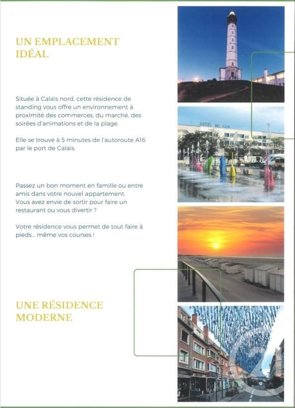 vente Appartement - 2 pièce(s) - 50 m² Calais (62100)