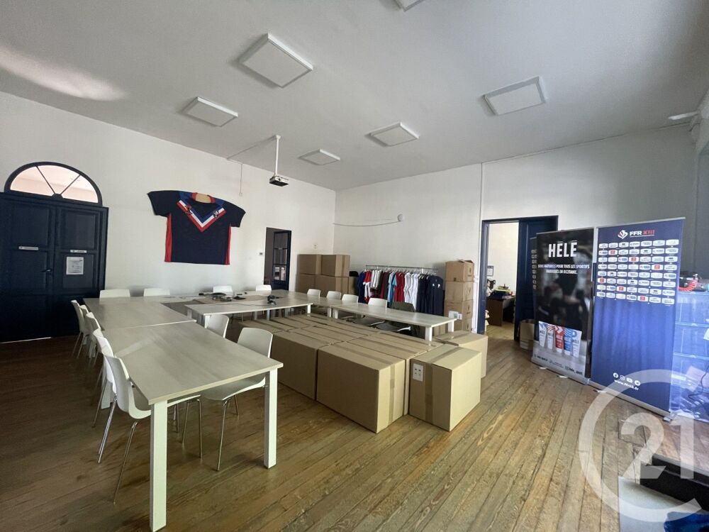 CARCASSONNE. Bureau à louer de 150m² + cave en sous-....