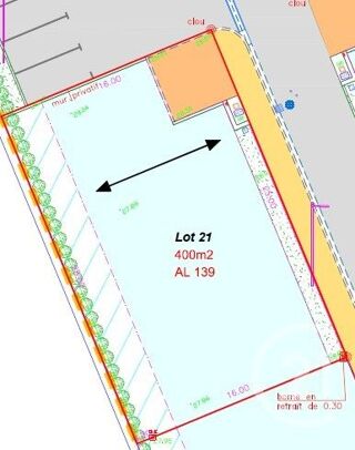  Terrain � vendre 400 m�