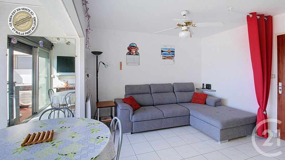 vente Appartement - 2 pièce(s) - 40 m² Le Barcarès (66420)