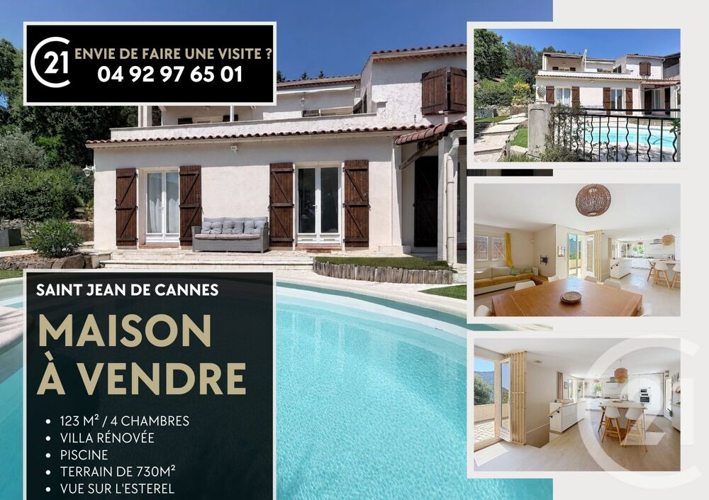 Dans un domaine au c½ur de l'Esterel, charmante villa ré....