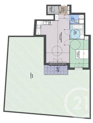 vente Appartement - 2 pièce(s) - 50 m² Thiais (94320)