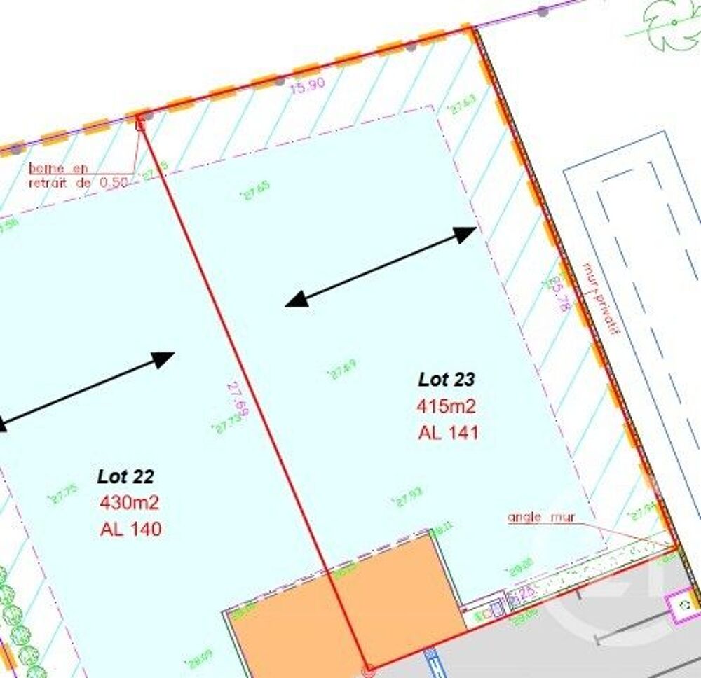 vente Terrain - 415 m² Châteaurenard (13160)