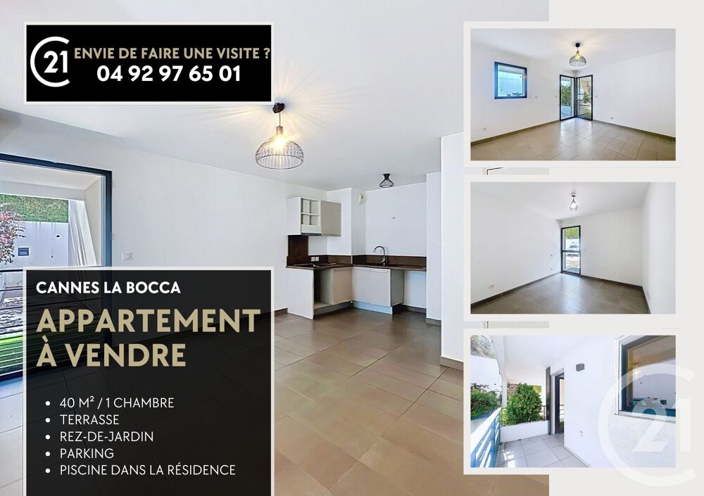A Cannes La Bocca, dans un résidence sécurisée avec pisc....