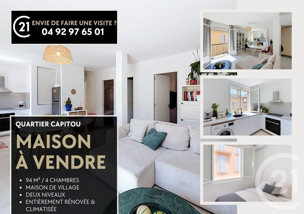 vente Maison - 5 pièce(s) - 94 m² Mandelieu-la-Napoule (06210)