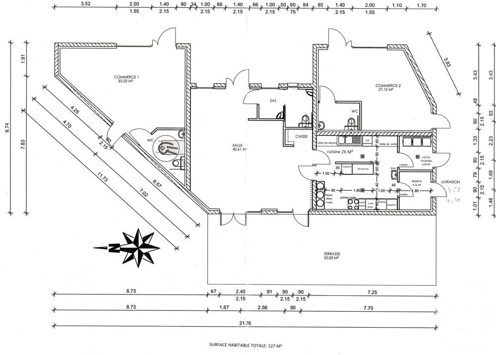 vente Immeuble - 135 m� Saint-Vivien-de-M�doc (33590)
