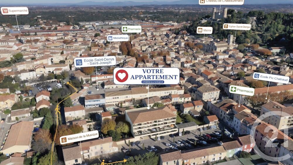 vente Appartement - 3 pièce(s) - 74 m² Châteaurenard (13160)