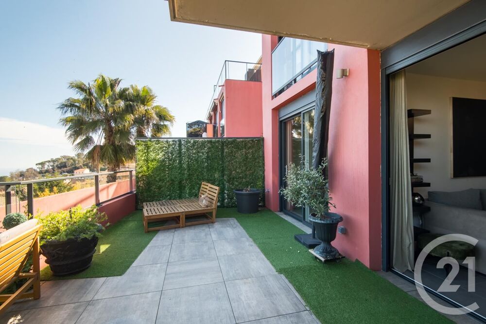 Superbe grand 2 pièces, La Turbie, avec terrasse vue mer....