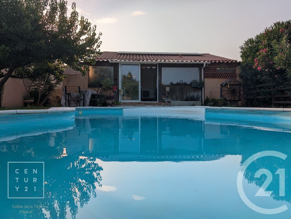 MAISON DE PLAIN PIED AVEC PISCINE SUR 650M2 DE PARCELLE....