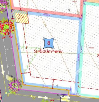  Terrain � vendre 500 m�