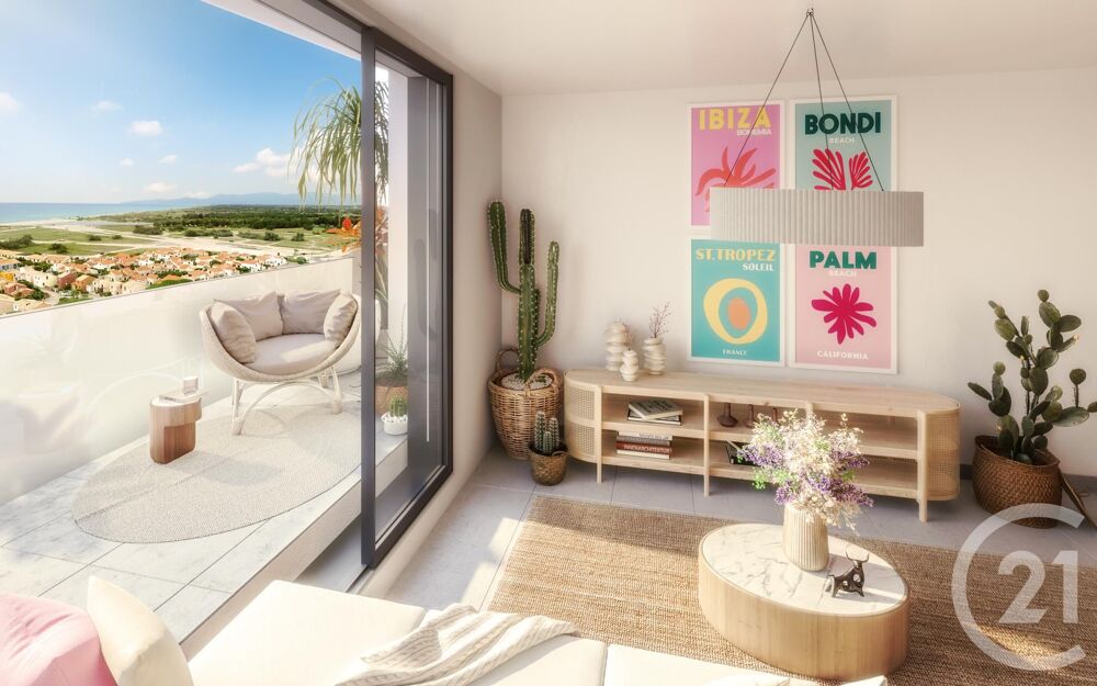 vente Appartement - 2 pièce(s) - 50 m² Le Barcarès (66420)