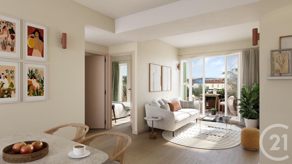 vente Appartement - 3 pièce(s) - 52 m² Nice (06000)
