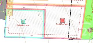  Terrain � vendre 840 m�