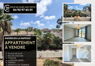  Appartement à vendre 1 pièce 21 m²