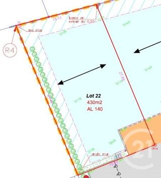  Terrain � vendre 430 m�