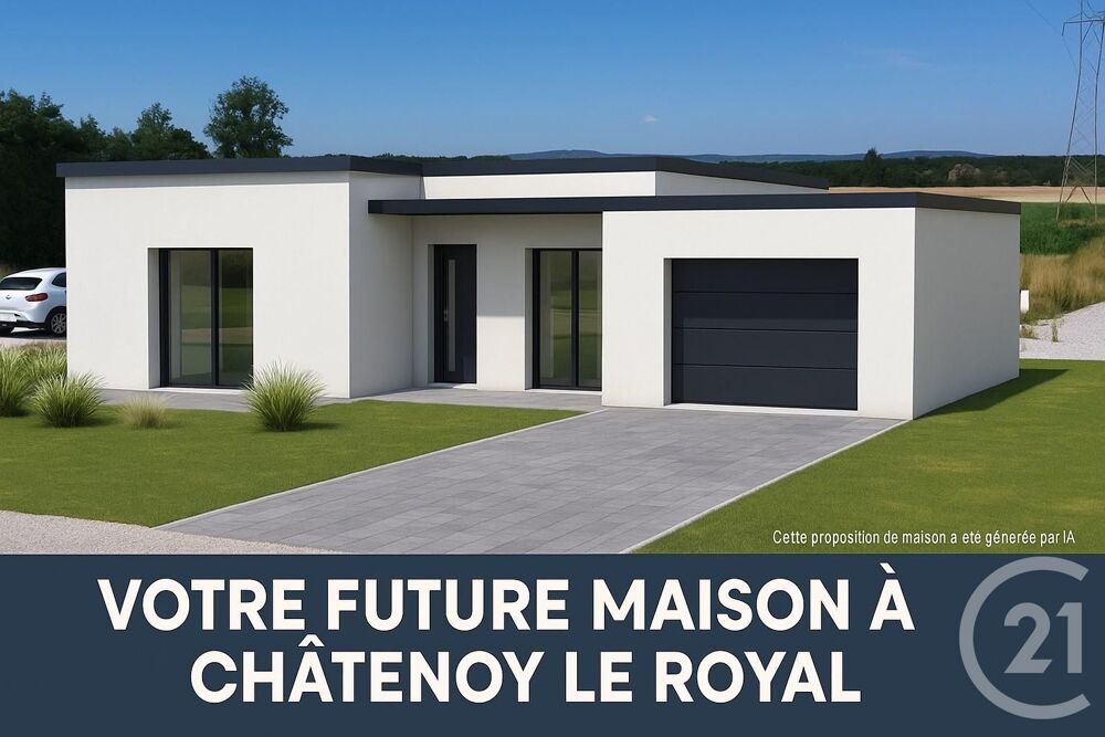 vente Terrain - 803 m² Châtenoy-le-Royal (71880)