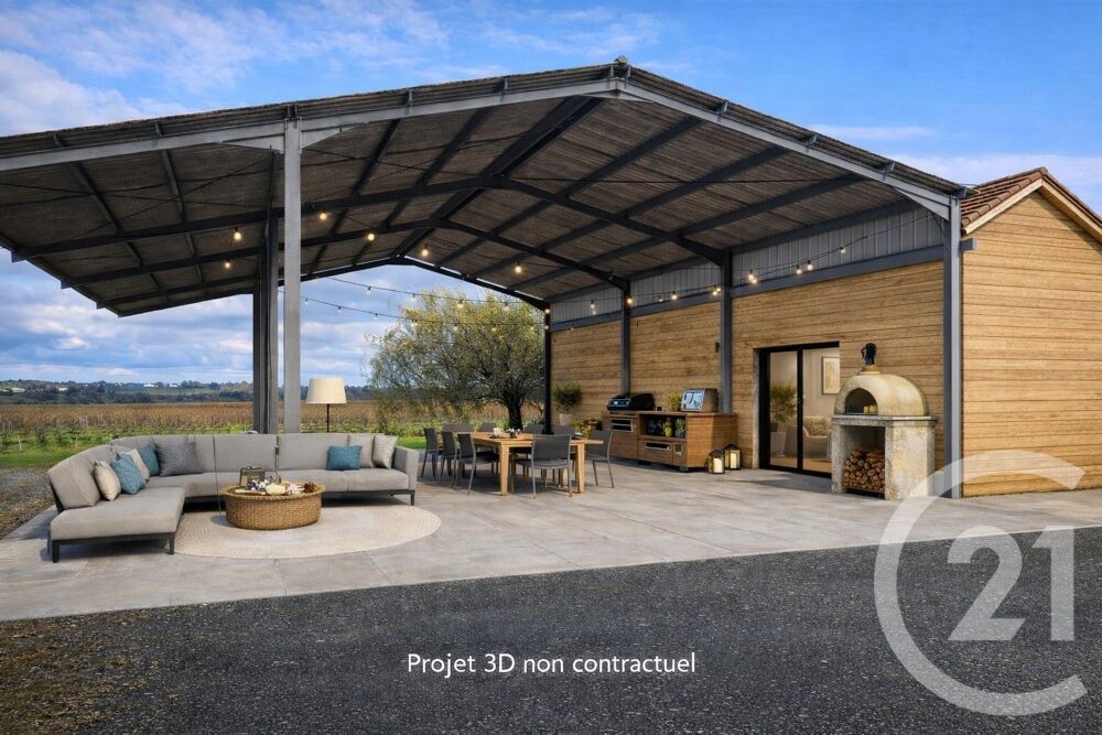 vente Maison - 1 pièce(s) - 290 m² Saint-Martial (33490)