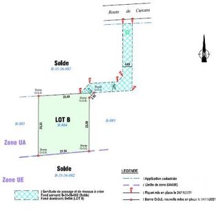  Terrain  vendre 536 m