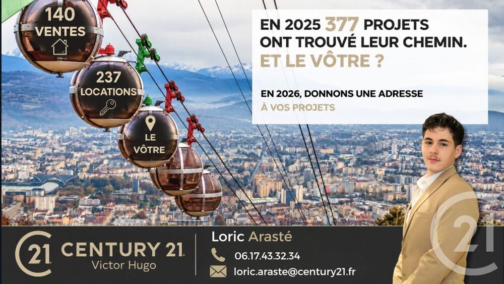 vente Appartement - 1 pièce(s) - 18 m² Grenoble (38000)