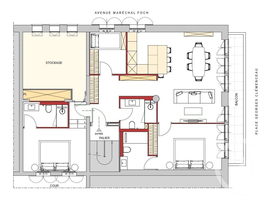 vente Appartement - 4 pièce(s) - 117 m² Beaulieu-sur-Mer (06310)